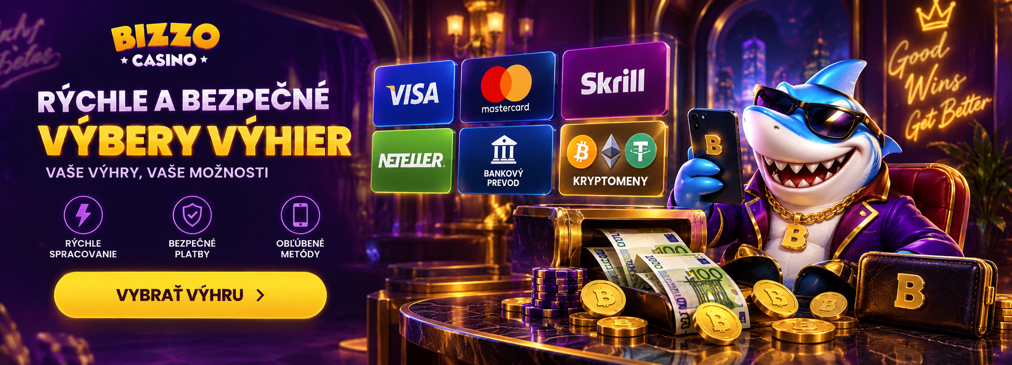 Bizzo Casino registrácia a prihlásenie